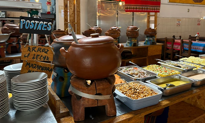 Kasamama: ALMUERZO BUFFET varias sedes de Lunes a Domingo